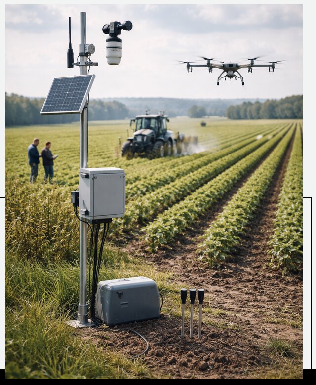 Разработка IoT мониторинга полей в Баксане от 8587 р. | АвикейБкс